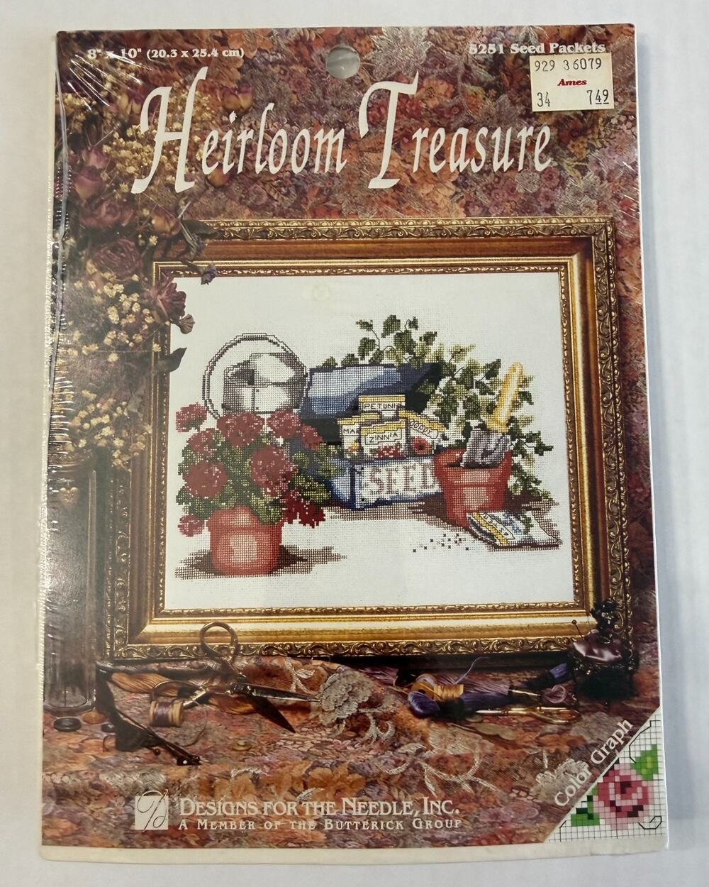 Designs For The Needle "Seed Packets" Cross Stitch Kit DMC Vintage